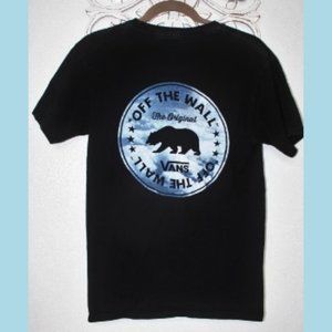 Vans Off The Wall CA Bear Graphic Tee Black SZ: S